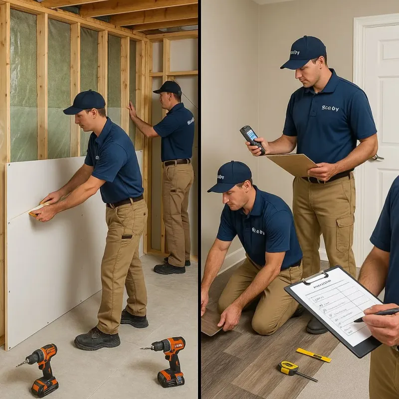 Repairs and Reconstruction process in Wayne Heights, PA